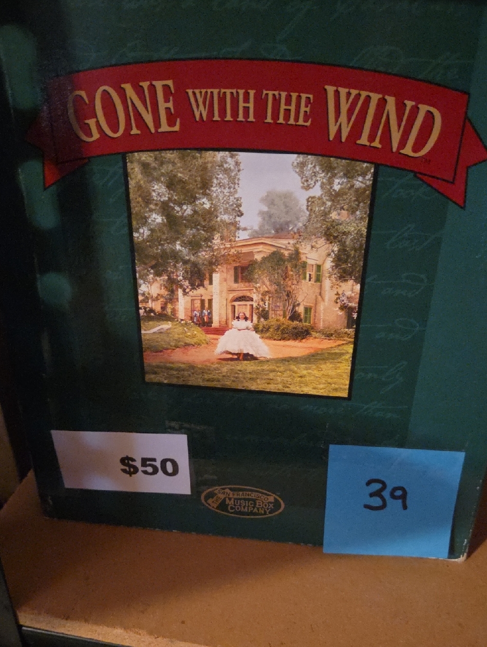 Gone With The Wind Collector Box - Green Cover